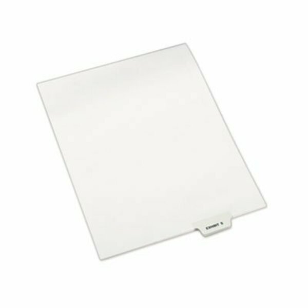 Avery Dennison Avery, Avery-Style Preprinted Legal Bottom Tab Dividers, Exhibit S, Letter, 25PK 12392